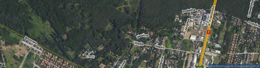 Zdjęcie satelitarne Alpejska ul.